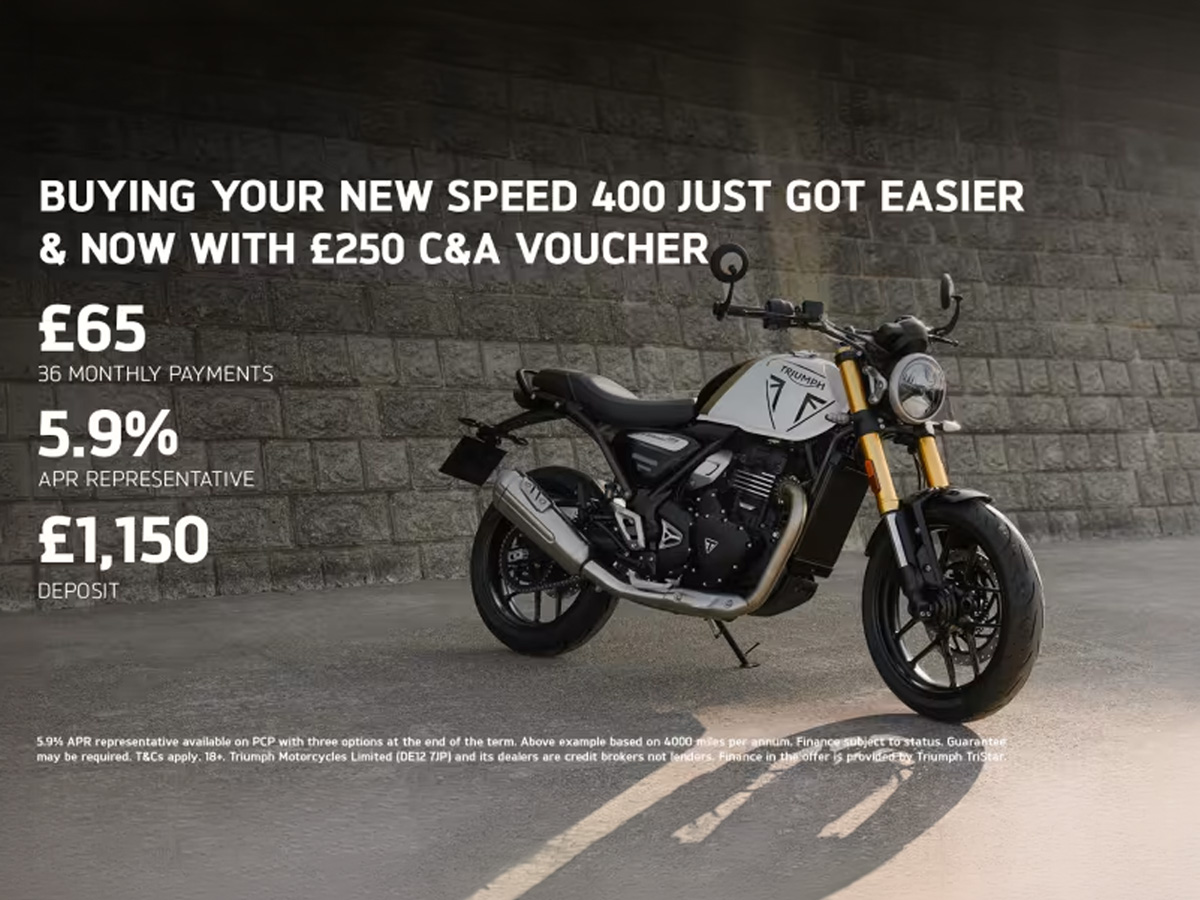 Triumph Speed 400 offer